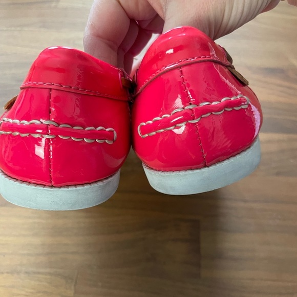 COACH Poppy cherry neon pink sequins loafers - Picture 6 of 12